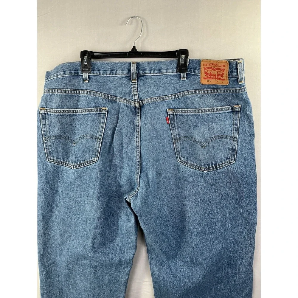 Levi's 501 Style Men's Jeans W48 L32 Blue Denim Big & Tall